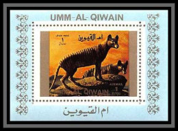 0119d/ Michel N°1536 Hyaena Hyène Animaux Animals Umm Al Qiwain Deluxe Blocs ** MNH  - Umm Al-Qaiwain