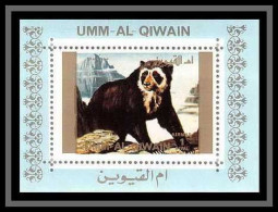 0119/ Michel N° 1544 Ours Spectacled Bear Animaux - Animals Umm Al Qiwain Deluxe Bloc ** MNH  - Umm Al-Qiwain