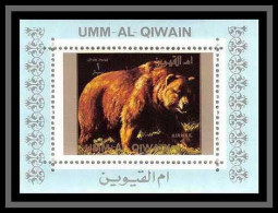 0118/ Michel N° 1540 Ours Bear Animaux - Animals Umm Al Qiwain Deluxe Blocs ** MNH  - Ours