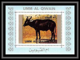 0114/ Michel N° 1534 Ungulate - Ongulés Animaux - Animals Umm Al Qiwain Deluxe Blocs ** MNH  - Other & Unclassified