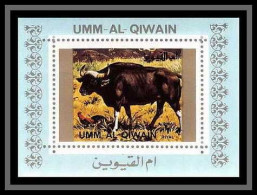 0113/ Michel N° 1533 Animaux - Animals Buffle Buffalo Umm Al Qiwain Deluxe Blocs ** MNH  - Umm Al-Qaiwain