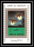 0036/ Umm Al Qiwain Deluxe Blocs ** MNH Michel N°1338 Luciole Lampyres Lampyridae Insect Blanc  - Umm Al-Qiwain