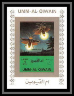 0036/ Umm Al Qiwain Deluxe Blocs ** MNH Michel N°1338 Luciole Lampyres Lampyridae Insect Blanc Non Dentelé Imperf - Umm Al-Qiwain
