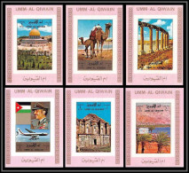 0024/ Umm Al Qiwain Deluxe Blocs ** MNH Michel N° 1687 / 1692 Arabian Landscapes Mosquée Rose Mosque Non Dentelé Imperf - Umm Al-Qiwain