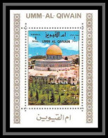 0022/ Umm Al Qiwain Deluxe Blocs ** MNH Michel N° 1687 / 1692 Arabian Landscapes Mosquée Mosque Tirage Blanc - Umm Al-Qiwain