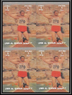 0456/ Umm Al Qiwain ** MNH N°1671 Longueur Long Jump Athletisme 3d PLASTIC BLOC 4 Jeux Olympiques Olympic Games 1972 - Umm Al-Qiwain