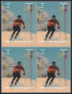 0427/ Umm Al Qiwain ** MNH N°1663 Ski 3d PLASTIC BLOC 4 Jeux Olympiques Olympic Games 1972 - Skiing