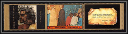 0382/ Umm Al Qiwain ** MNH Michel N°911 A Dante Tableau (Painting) Vignettes Labels Nino Visconti - Religious