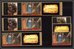 0368/ Umm Al Qiwain ** MNH Michel N°906 A Dante Tableau (Painting) Vignettes Complet Labels Sordello - Religie