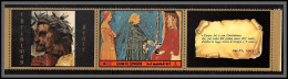 0360/ Umm Al Qiwain ** MNH Michel N°914 A Dante Tableau Painting) Vignettes Labels Justinian Giustiniano - Umm Al-Qiwain