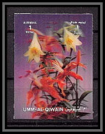 0306/ Umm Al Qiwain ** MNH 3d PLASTIC STAMP Orchid Fleur Flowers Flower Fleurs - Orchidées