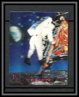 0261/ Yemen Royaume Kingdom ** MNH Michel N° 1082 Espace (space Research ) Flight To Egypt 3 D Stamps Three Dimensional - Yemen