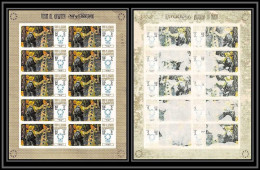 0321/ Umm Al Qiwain Michel N°219 Renoir B Error Printed Both Sides Non Dentelé Imperf Mint Sheet Tableau Painting - Umm Al-Qaiwain