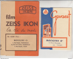 Fixe Pochette Photographe Mougins Vichy Marseille Publicité Zeiss Ikon Et Geveart - Supplies And Equipment