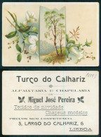 [ OT 016293 ] -  Flore Flowers Fleurs BLUME PUBLICIDADE LISBOA PORTUGAL TURCO DO CALHARIZ ALFAIATARIA CHAPELARIA - Flowers