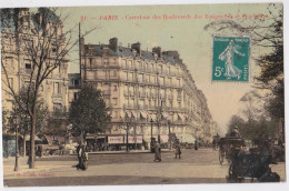 Paris 17e Carrefour Des Boulevards Des Batignolles Et Courcelles - District 17