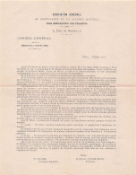 ASSOCIATION GENERALE DE PREVOYANCE ET DE SECOURS MUTUELS DES MEDECINS DE FRANCE 10/1901 PARIS RUE DE SURENE - Health