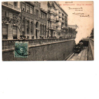 ESPAGNE BARCELONA  Calle De Aragon , Passage Du Train 1907 - Barcelona