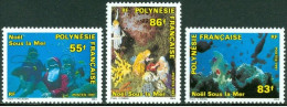 Polynesia Fr - 1991 - Christmas - Yv 396/98 - Christmas