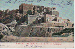 GRECE-Athènes-Entrée De L'Acropole (colorisé) - Grecia