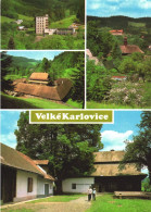 VELKE KARLOVICE, MULTIPLE VIEWS, ARCHITECTURE, CZECH REPUBLIC, POSTCARD - Czech Republic