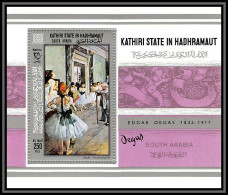 Aden - 1020 Kathiri State In Hadhramaut Bloc ** MNH N°19 A Degas Tableau Tableaux Paintings Cote 15 Euros - Yémen