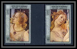 Aden - 1018a Kathiri State In Hadhramaut ** MNH N°192/193 A Tableau Tableaux Paintings Sandro Botticelli Cote 16 - Andere & Zonder Classificatie