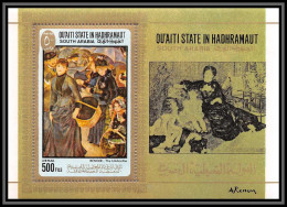 Aden - 1016 Qu'aiti State In Hadramaut Bloc ** MNH N°17 A RENOIR Tableau Tableaux Paintings Cote 15 Euros - Other & Unclassified
