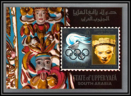 Aden - 1004 State Of Upper Yafa - Bloc N° 1 1968 Mexico 68 Mexican Sculpture Jeux Olympiques (olympic Games) ** MNH - Sommer 1968: Mexico