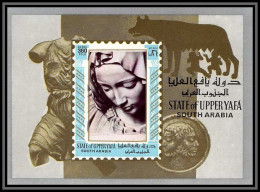 Aden - 1002 State Of Upper Yafa - Bloc N° 2 Michel Ange - Michelangelo Sculpture ** MNH - Yémen