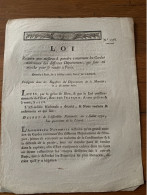 Décret De Loi Pour Sarrebourg Moselle  1792 Gardes Nationaux - Historische Documenten
