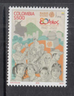 2020 Colombia Radio National Music Complete Set Of 1  MNH @ BELOW FACE VALUE - Kolumbien