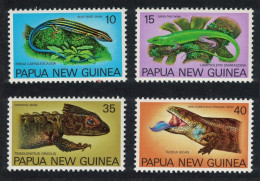 Papua New Guinea - 1978 - Reptiles -  Yv 336/39 - Other & Unclassified