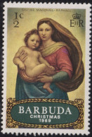 1969 Antigua & Barbuda ** Mi:BX 38, Sn:BX 39, Yt:BX 38, "Sistine Madonna" (Raphael), 1513-14, Weihnachten, Christmas - Christendom