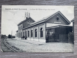 Fexhe-le-Haut-Clocher  La Gare De L'Etat Et Ligne Vicinal - Fexhe-le-Haut-Clocher