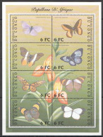 Nw0486 Congo Fauna African Butterflies Papillons Kb Mnh - Butterflies