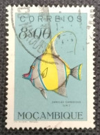 MOZPO0373U7 - Fishes - 8$00 Used Stamp - Mozambique - 1951 - Mosambik