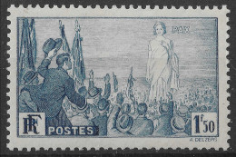 Lot N°213 N°328, Rassemblement Universel Pour La Paix à Paris(avec Charnière) - Unused Stamps