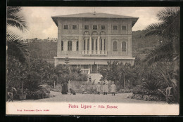 Cartolina Pietra Ligure, Villa Accame  - Sonstige & Ohne Zuordnung