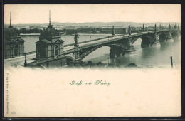 AK Mainz, Blick Zur Brücke  - Mainz