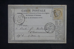 FRANCE - Carte Précurseur De Gap Pour Charavines En 1873 - L 153057 - Precursor Cards