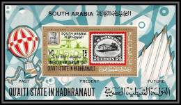 Aden - 1042 Qu'aiti State In Hadhramaut ** MNH Bloc N°6 A Amphilex 67 Amsterdam Stamps On Stamps Philatelic Exhibition  - Avions