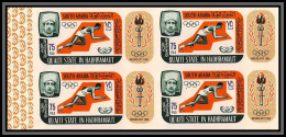 Aden - 1032b Qu'aiti State In Hadhramaut ** MNH 107 B Jeux Olympiques Olympic Games MEXICO 68 Non Dentelé Imperf Bloc 4 - Verano 1968: México