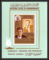Aden - 1031 Kathiri State In Hadhramaut - Bloc ** MNH N°14 A Lincoln - Kennedy  - Yemen