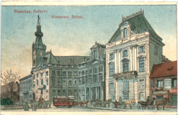 Warschau - Warszawa - Rathaus - Feldpost - Polonia
