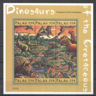 Palau - 2000 - Dinosaurs - Yv 1537/42 - Prehistorics