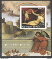 J827 Imperf 2018 Art Paintings Lorenzo Lotto 1Bl Mnh - Sonstige & Ohne Zuordnung