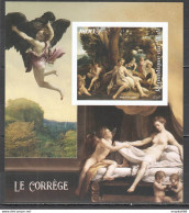 J819 Imperf 2018 Art Paintings Correggio 1Bl Mnh - Other & Unclassified