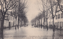 CHALON SUR SAONE(INONDATION) 1910 - Chalon Sur Saone