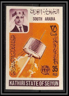 Aden - 1062f Kathiri State Of Seiyun ** MNH N°88B Syncom Espace Space UIT ITU Satellite Telecom Non Dentelé Imperf - Asien